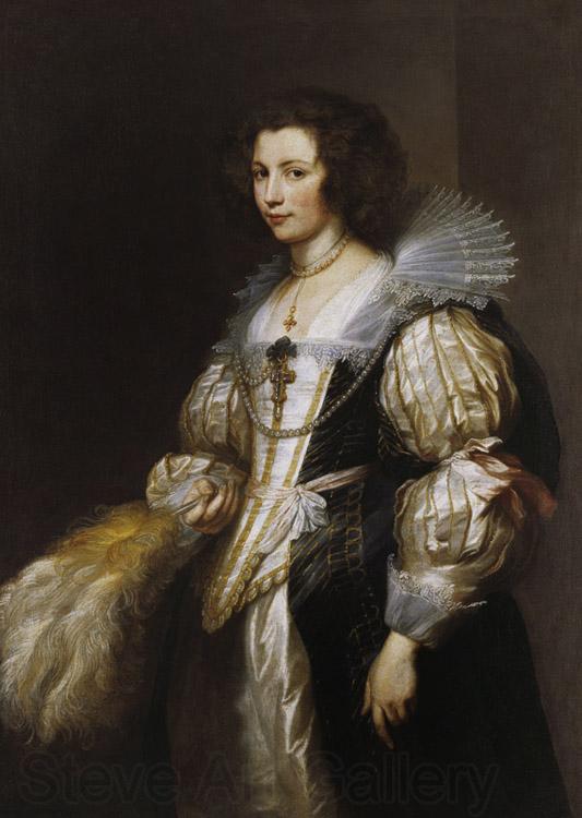 Anthony Van Dyck Portrait of Maria Louisa de Tassis (mk08) Germany oil painting art